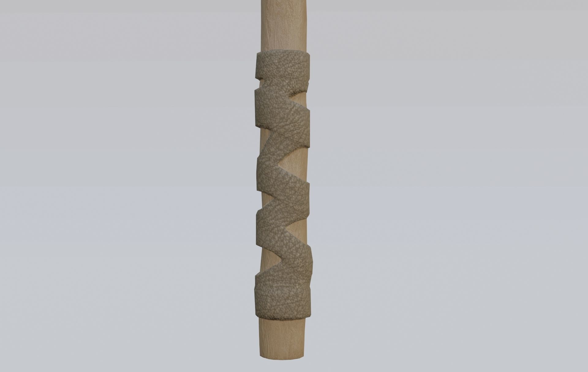 low-poly PBR sledgehammer axe with cross Low-poly 3D model_17