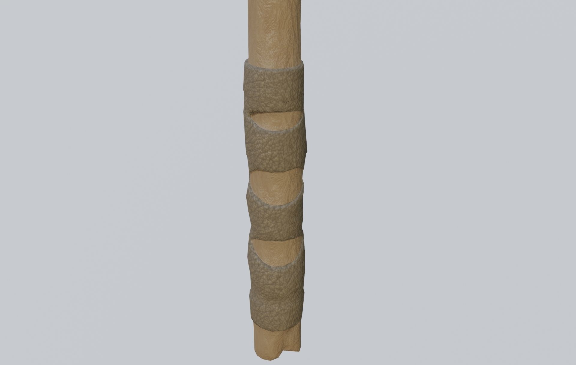 low-poly PBR sledgehammer axe with cross Low-poly 3D model_6