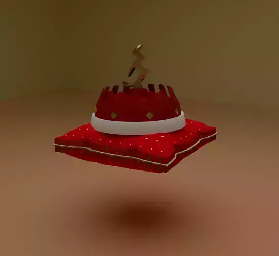 KingCrown pillow with crown