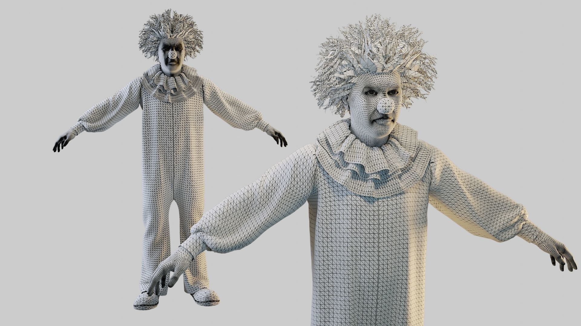Clown Male ACC2130 Tpose 3D model_11