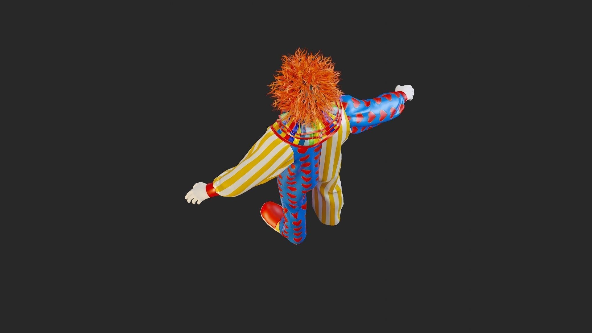 Clown Male ACC2130 Tpose 3D model_15
