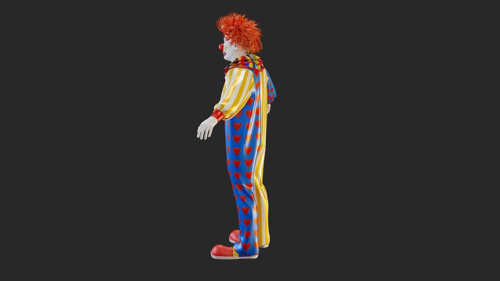 Clown Male ACC2130 Tpose 3D model_3