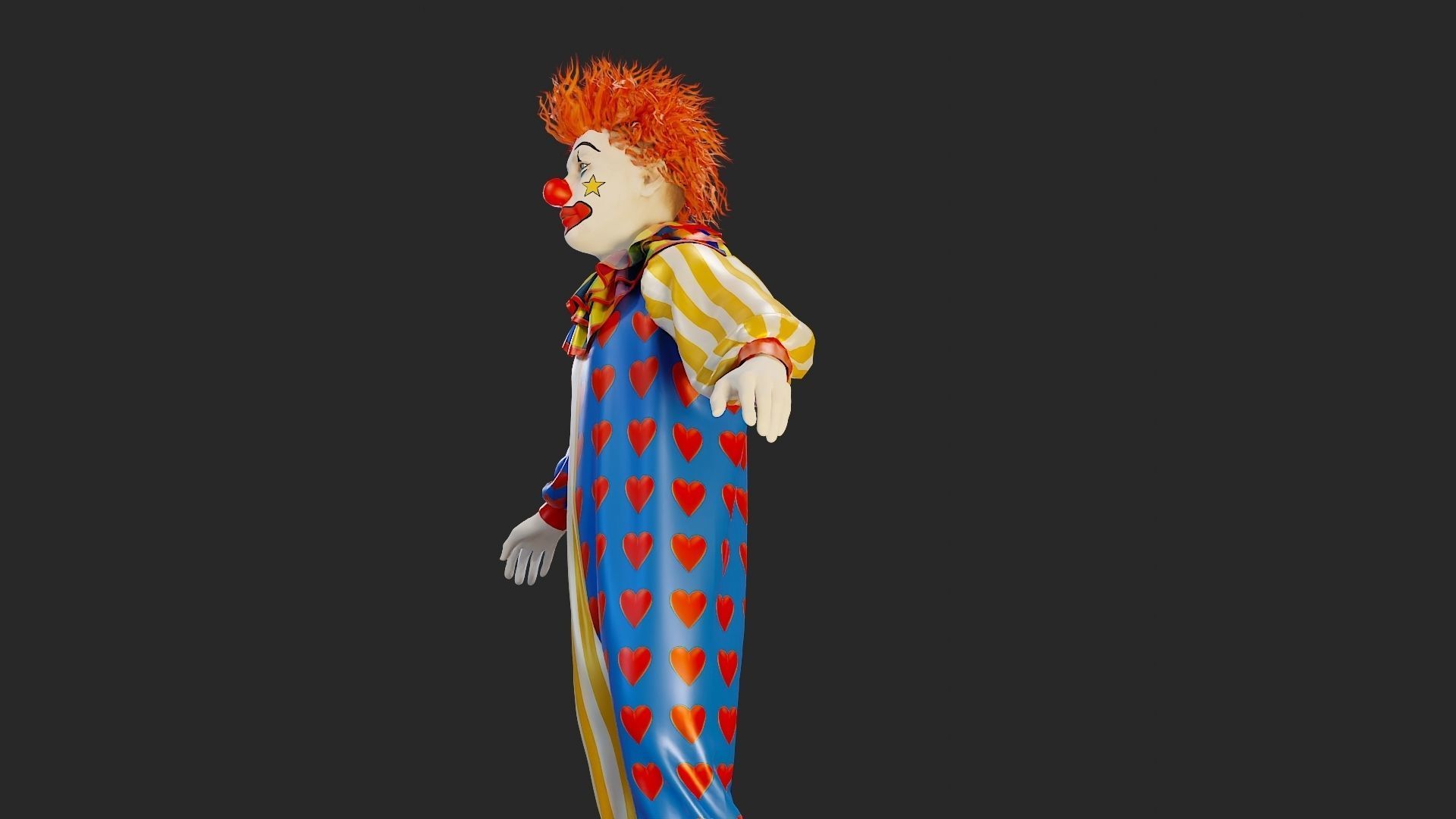Clown Male ACC2130 Tpose 3D model_16