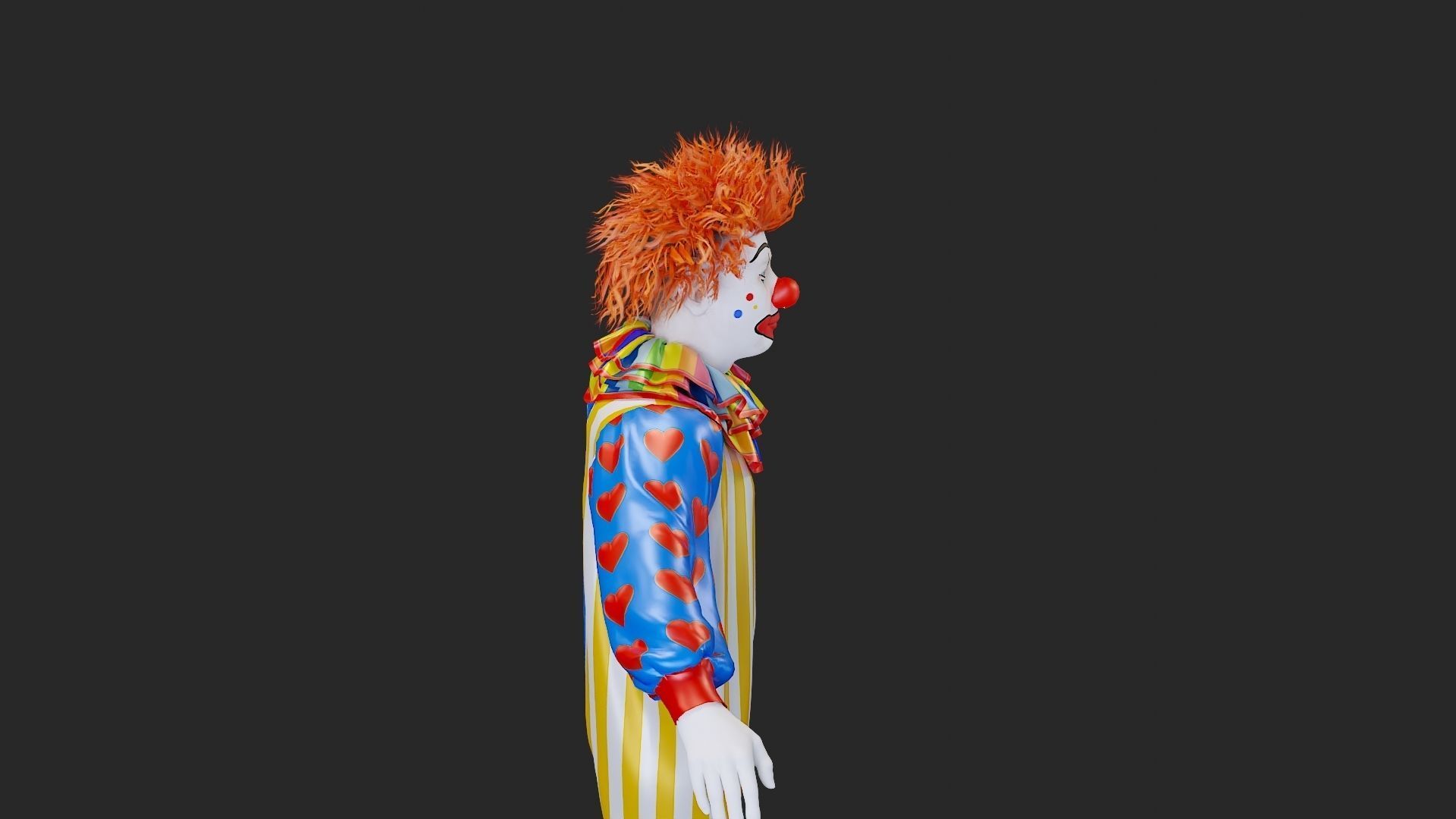Clown Male ACC2130 Tpose 3D model_19