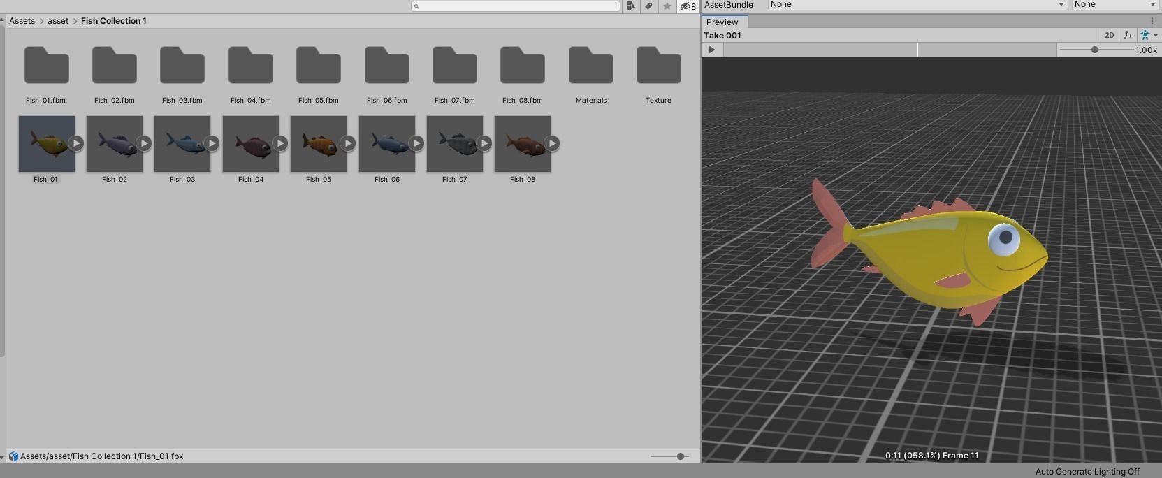 Fish Sea Collection 1 Low-poly 3D model_5