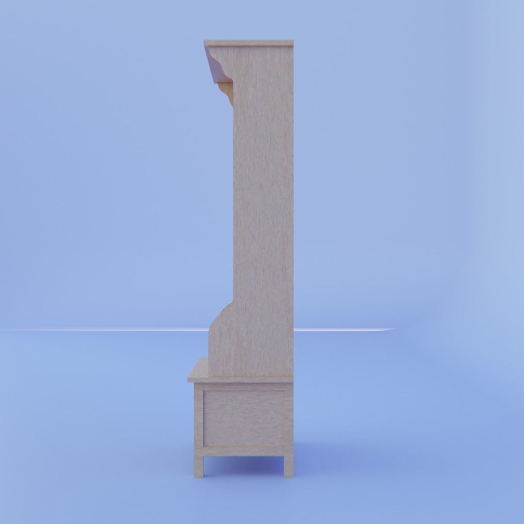 Elkland Hall Tree Low-poly 3D model_13