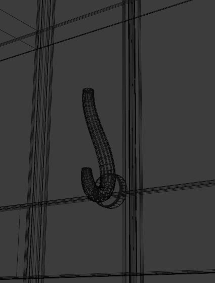 Elkland Hall Tree Low-poly 3D model_19