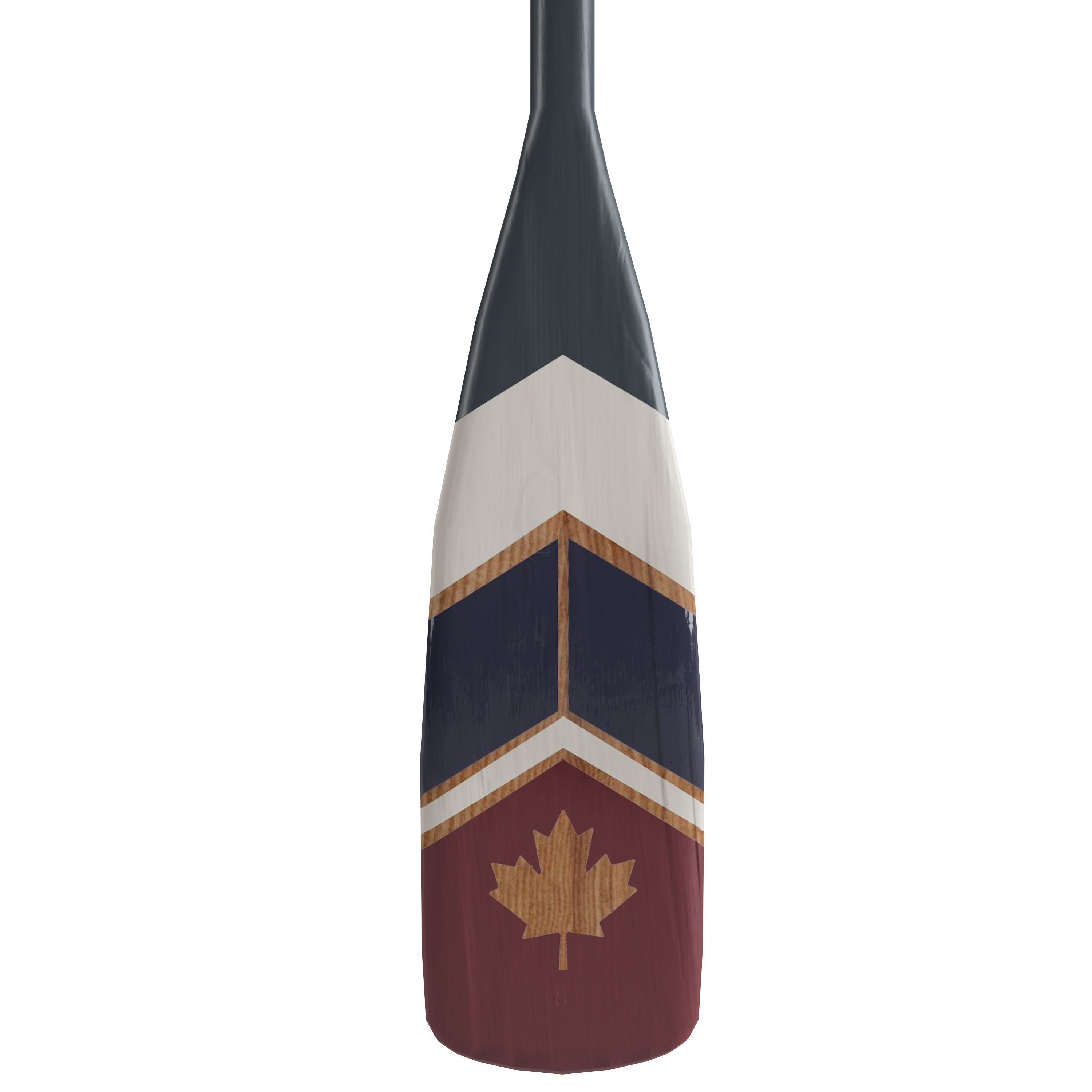 Decorative Canoe Paddles 3D model_3