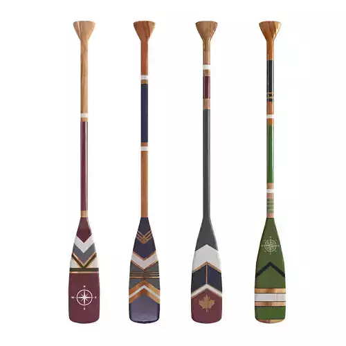 Decorative Canoe Paddles 