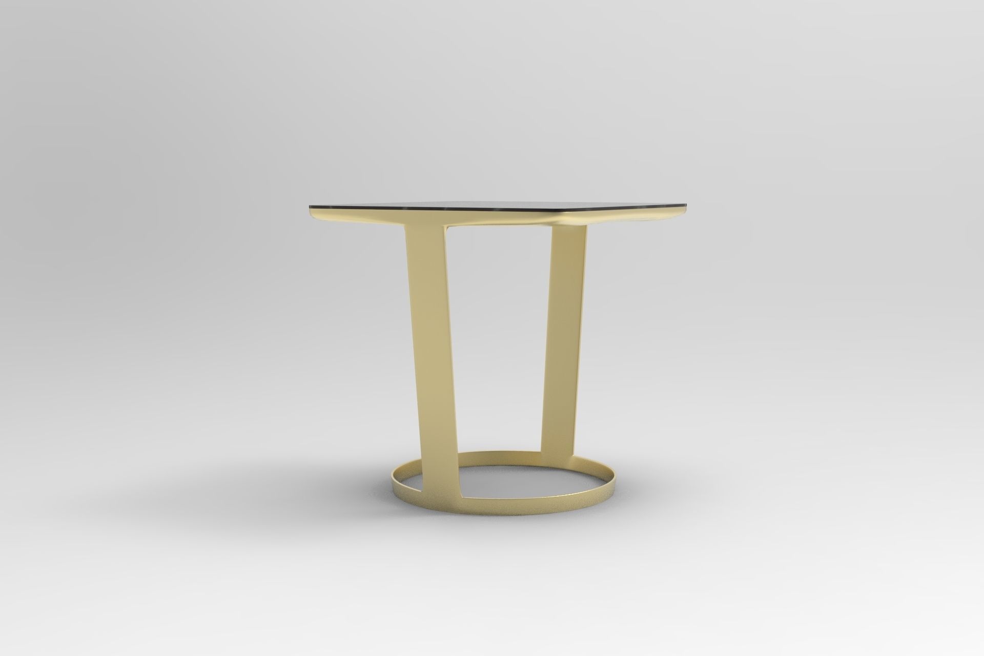 Levity Side Table Low-poly 3D model_2