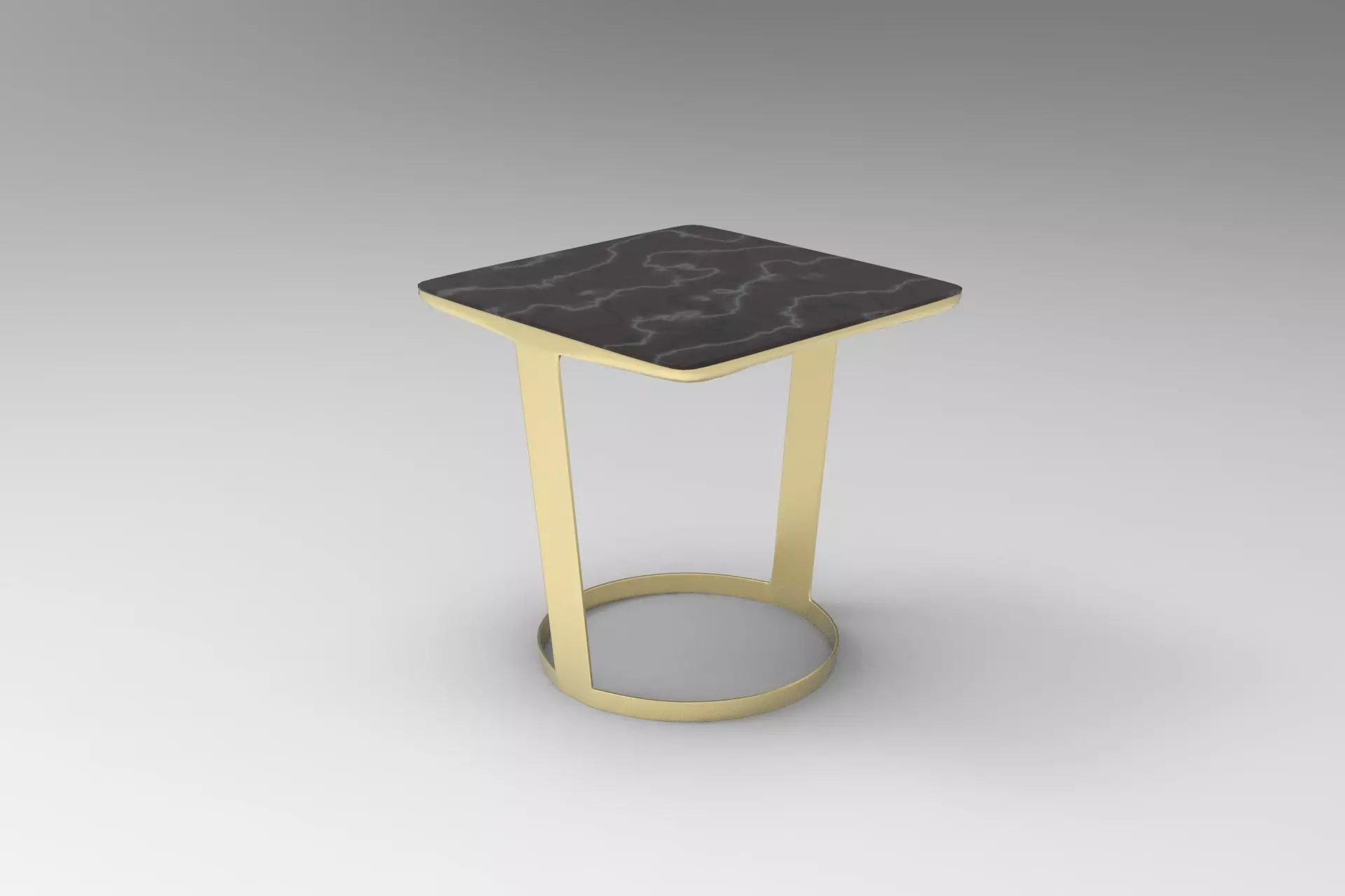 Levity Side Table Low-poly 3D model_0