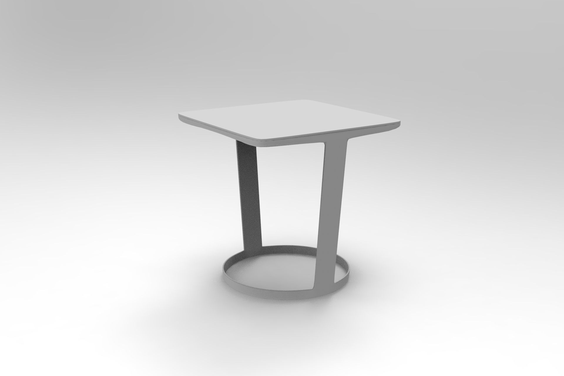 Levity Side Table Low-poly 3D model_7