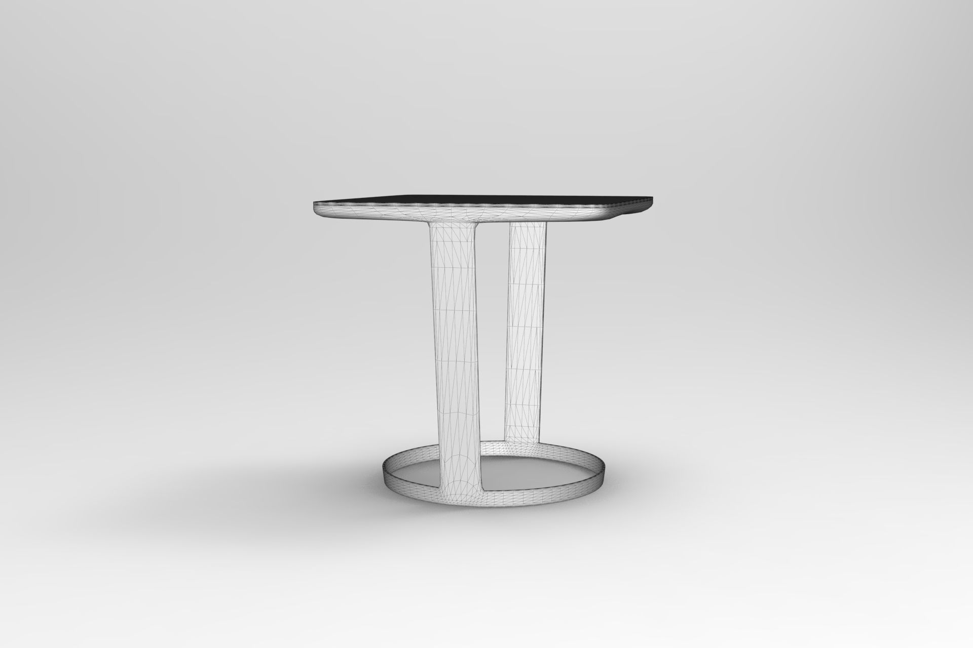 Levity Side Table Low-poly 3D model_6
