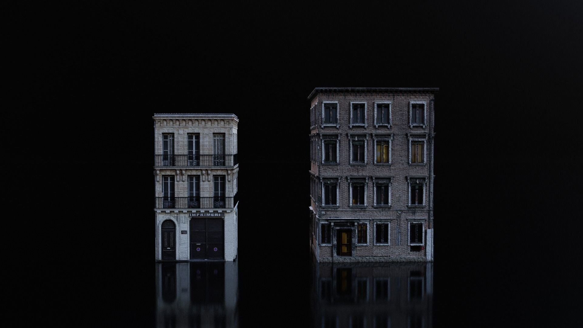 European Buildings Parisian Buildings 3D model_12