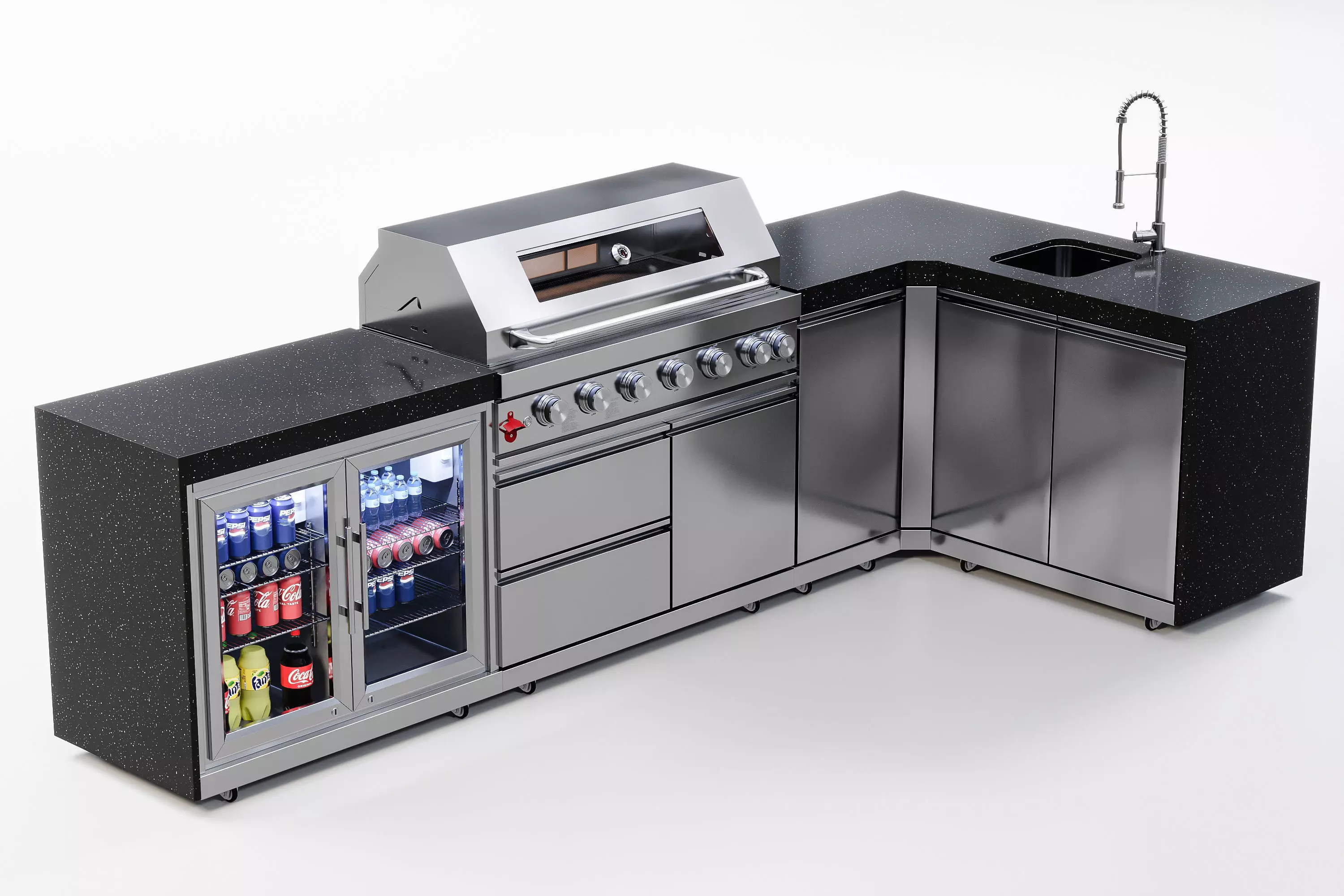 Outdoor Kitchen Vol01 3D model
