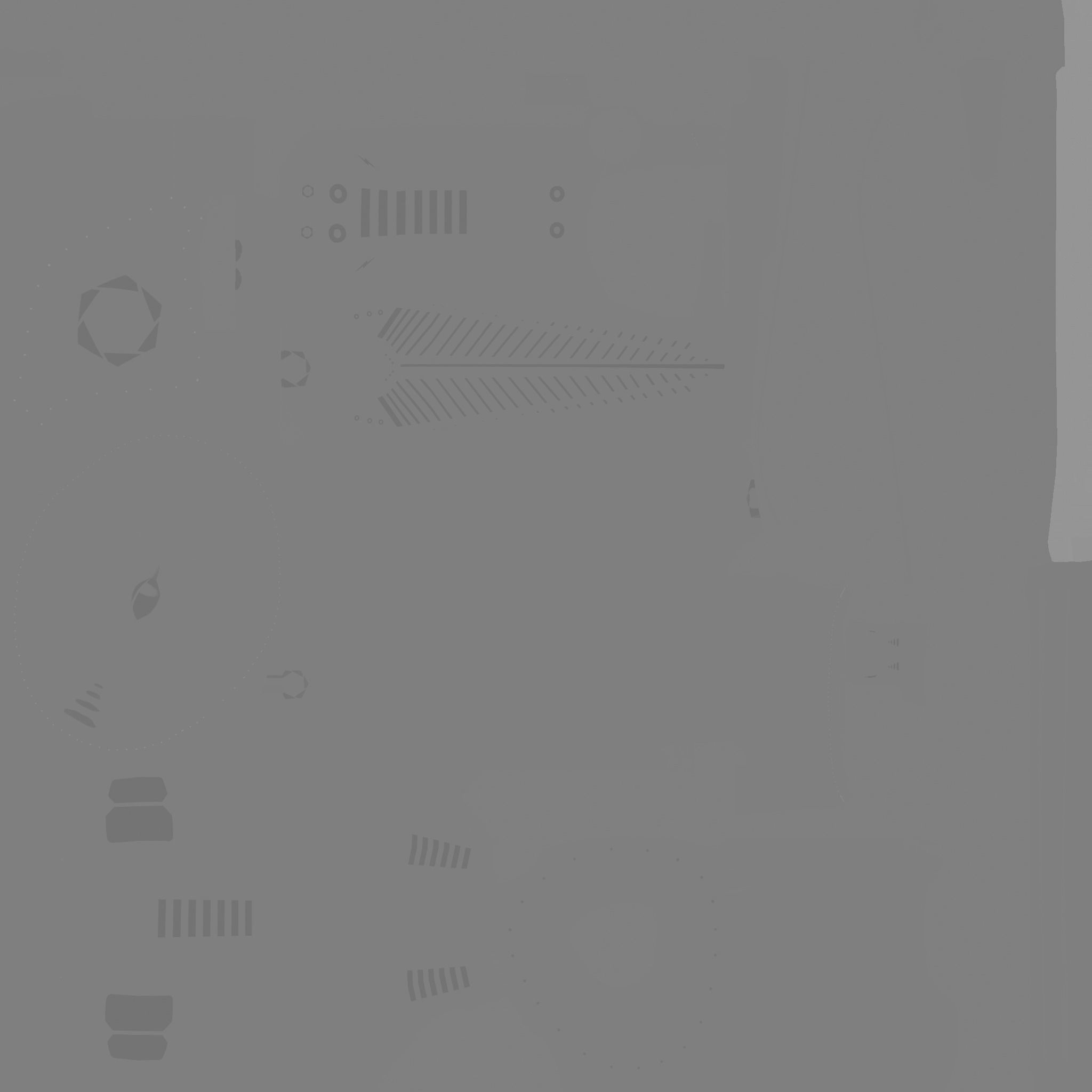 Insect Robot F02 Dark Steel - SciFi Character Design Low-poly 3D model_22