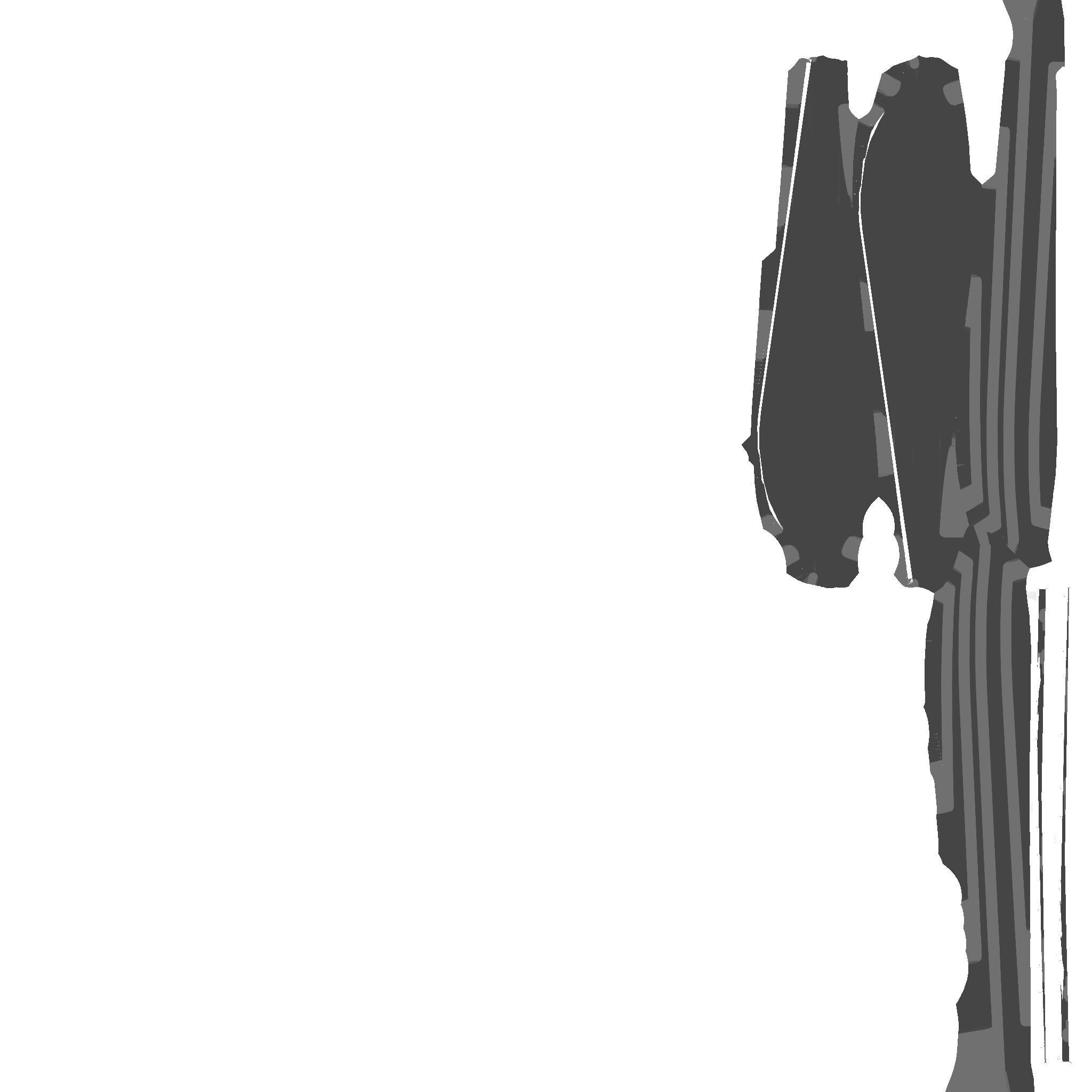 Insect Robot F03 Black Green - SciFi Character Design Low-poly 3D model_25