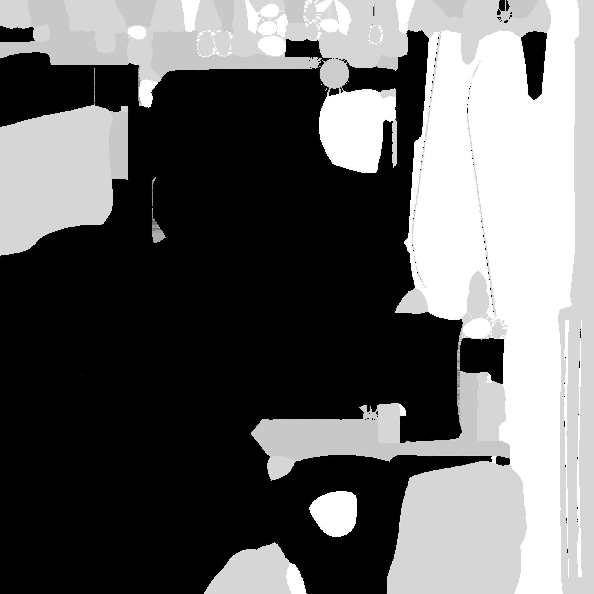 Insect Robot F04 White Blue - SciFi Character Design Low-poly 3D model_21