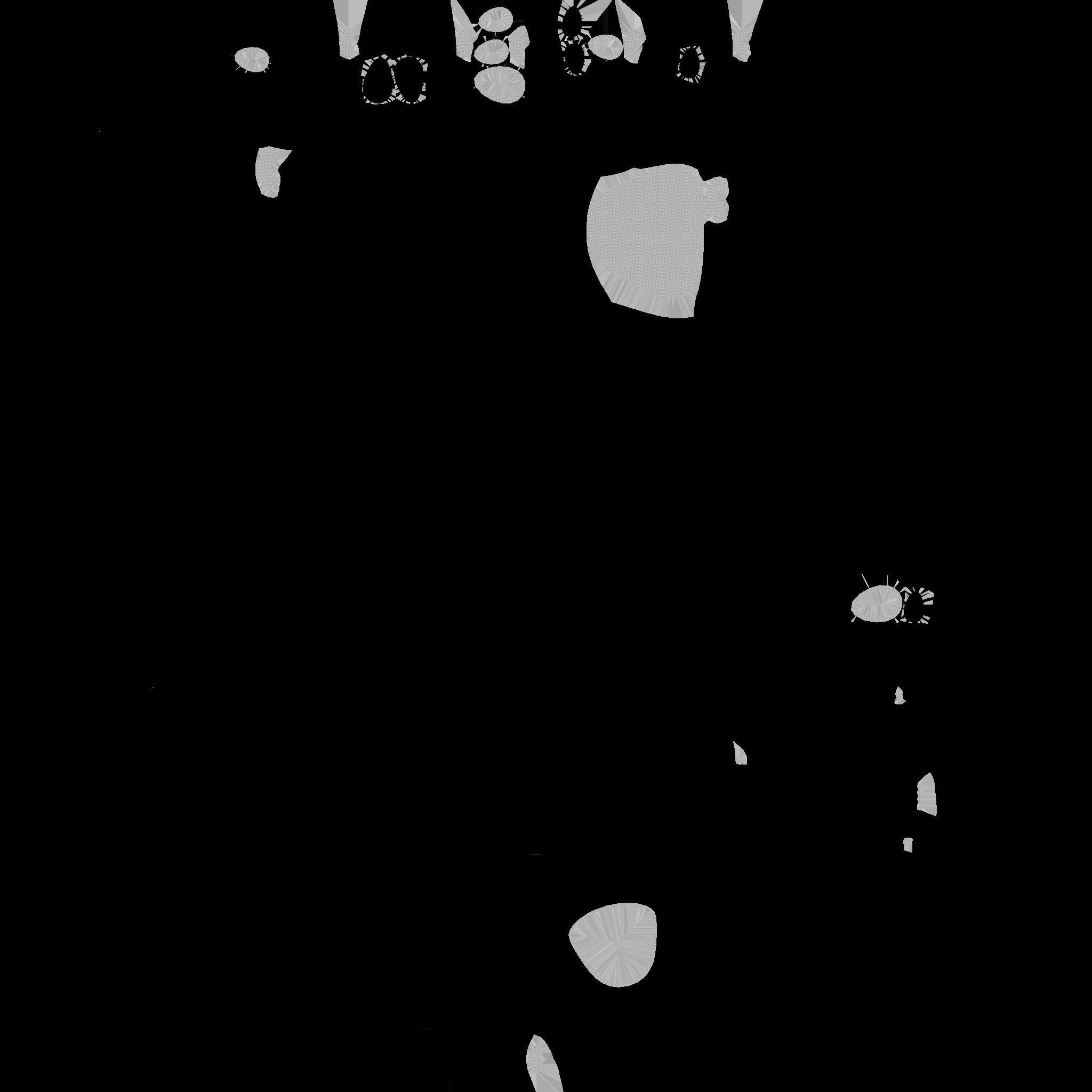 Insect Robot F04 White Blue - SciFi Character Design Low-poly 3D model_25