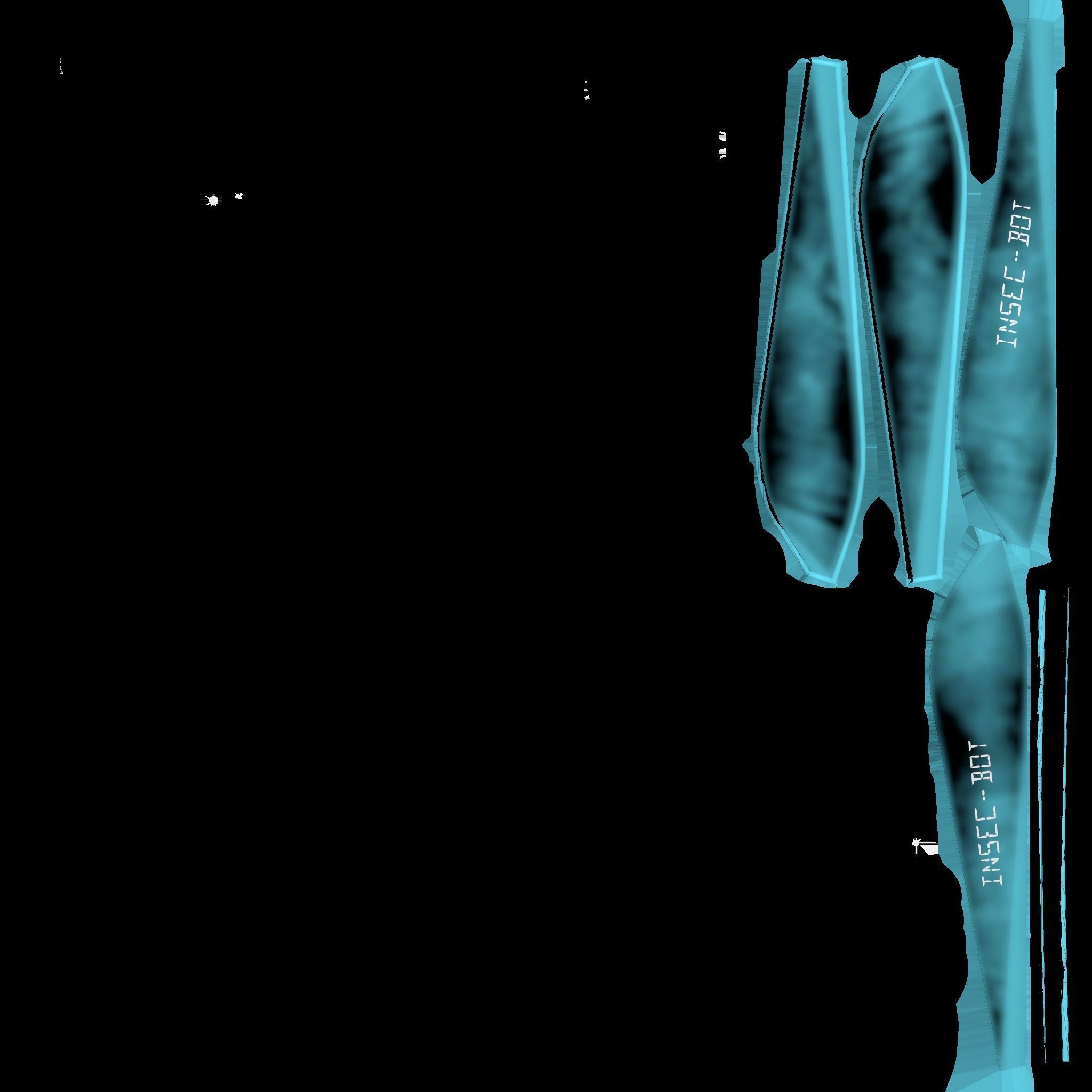 Insect Robot F05 Aluminum - SciFi Character Design Low-poly 3D model_21