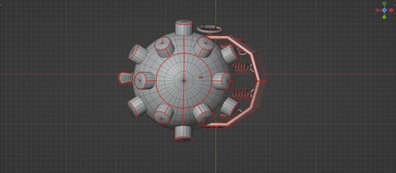 Arcane Jinx s Grenade Free low-poly 3D model_25