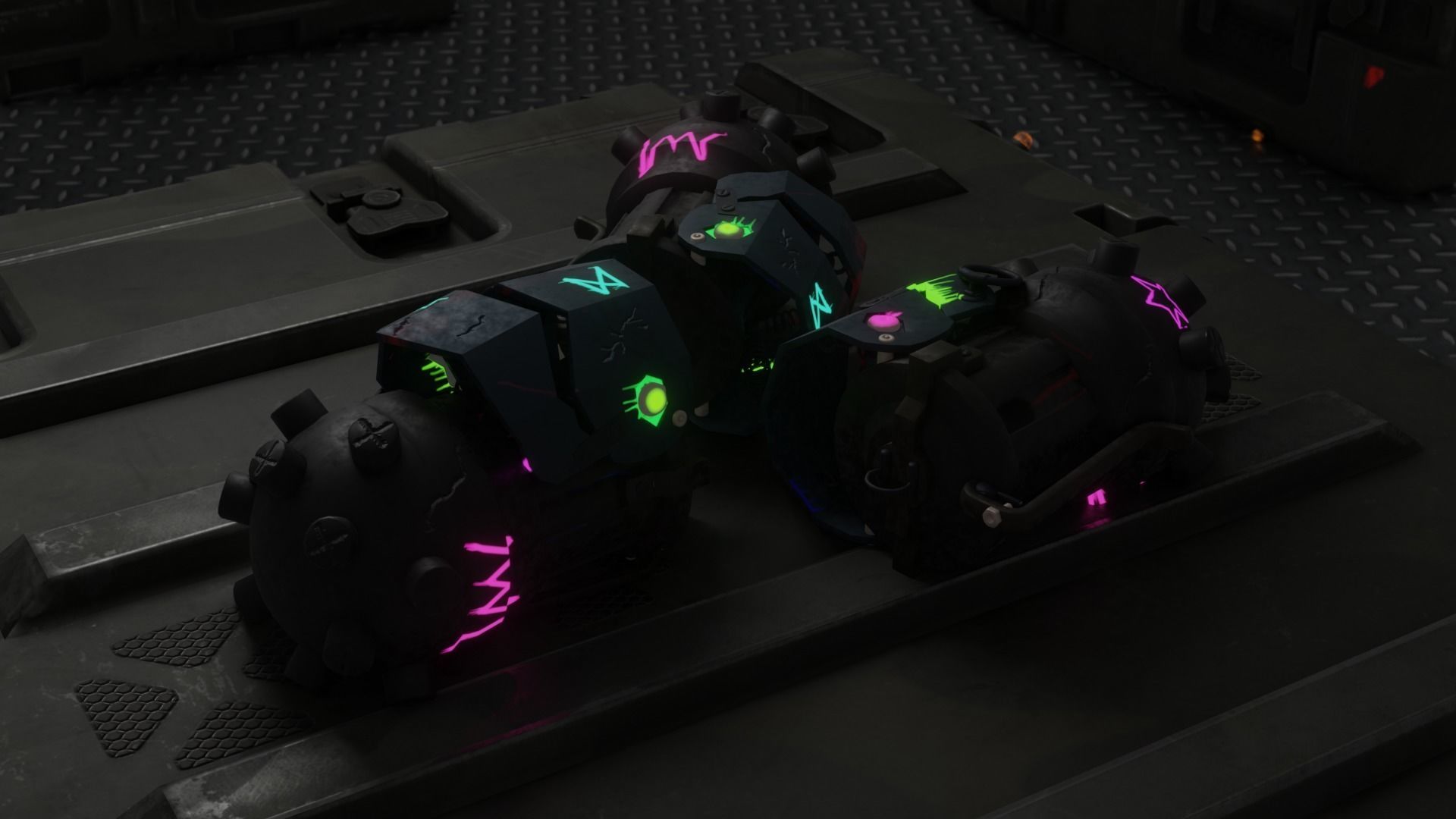 Arcane Jinx s Grenade Free low-poly 3D model_1