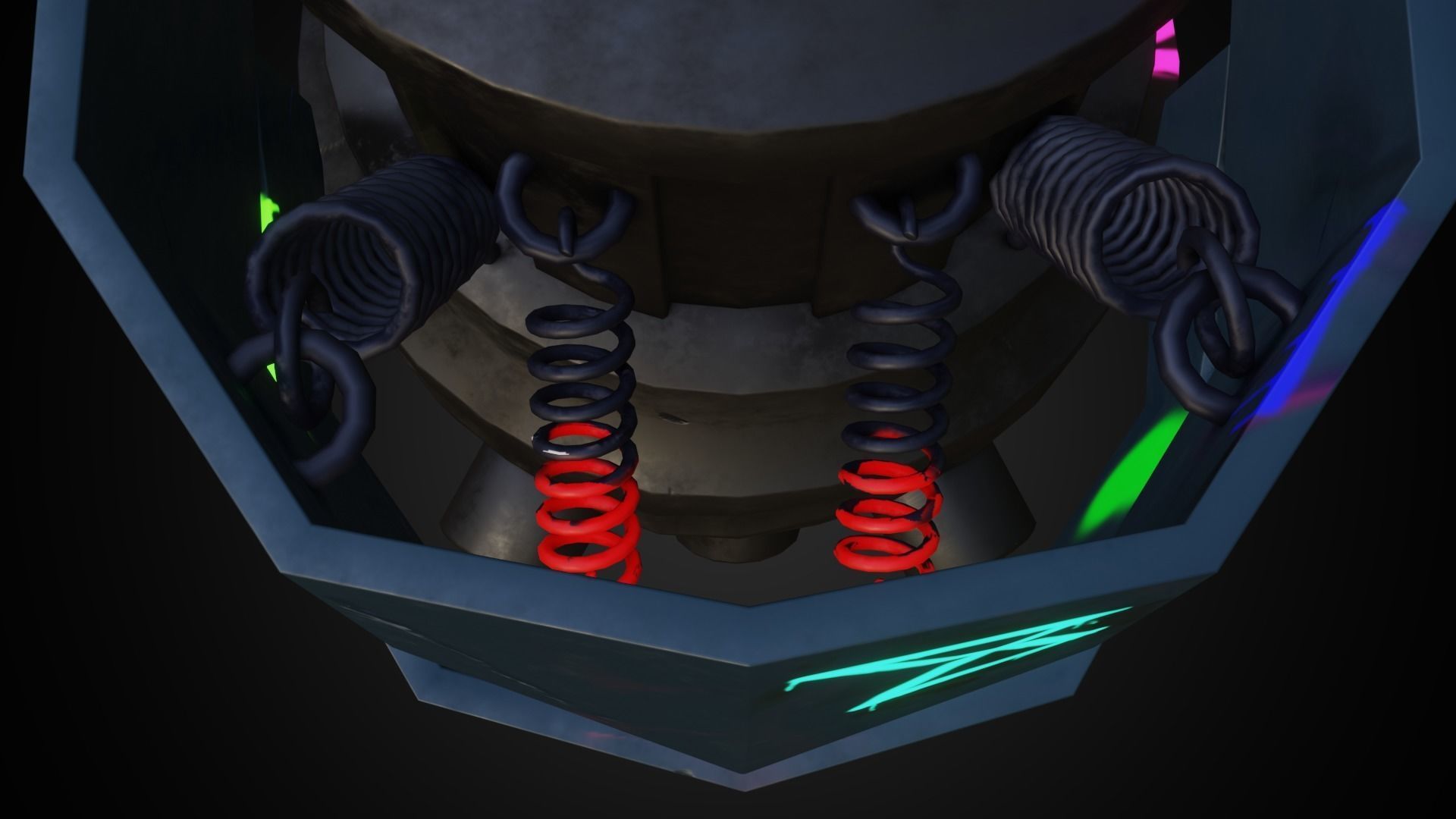 Arcane Jinx s Grenade Free low-poly 3D model_8