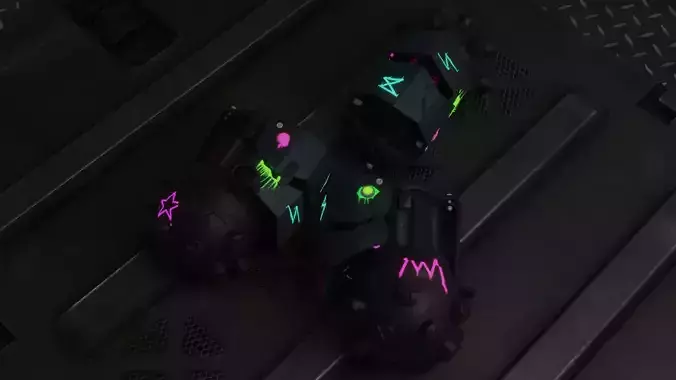 Arcane Jinx s Grenade Free low-poly 3D model Arcane Jinx s Grenade Free low-poly 3D model