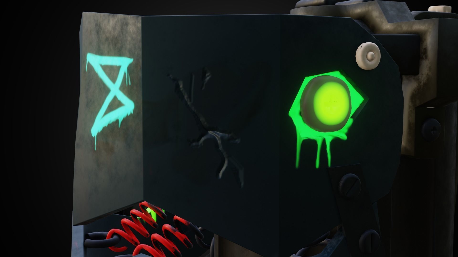 Arcane Jinx s Grenade Free low-poly 3D model_13