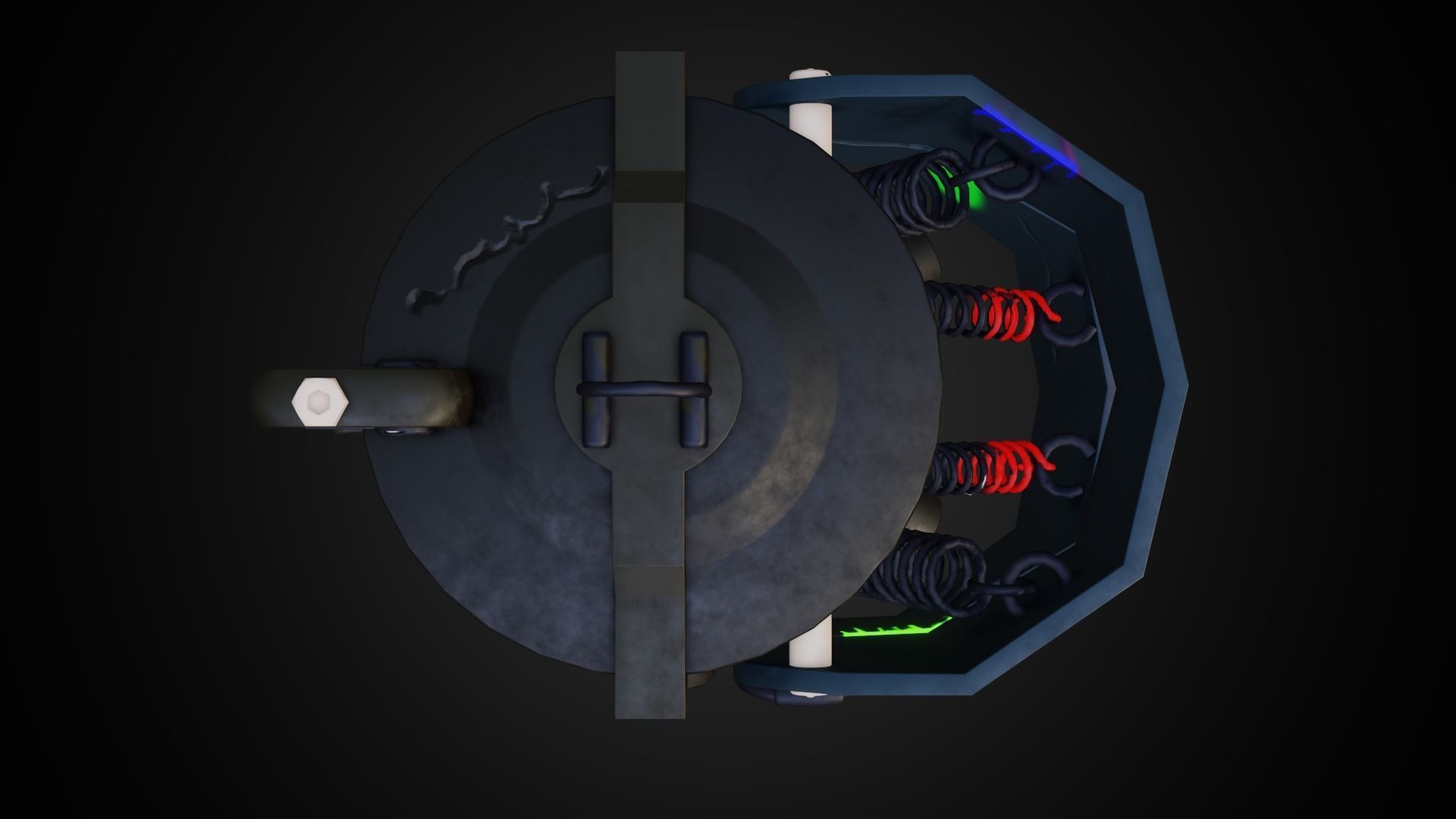 Arcane Jinx s Grenade Free low-poly 3D model_6