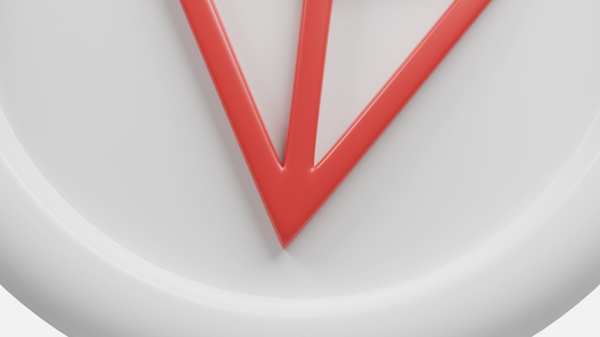 TRX or Tron Silver Crypto Coin with cartoon style 3D model_5