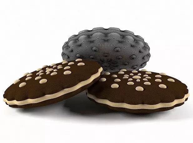 Coockies pillows 3D model