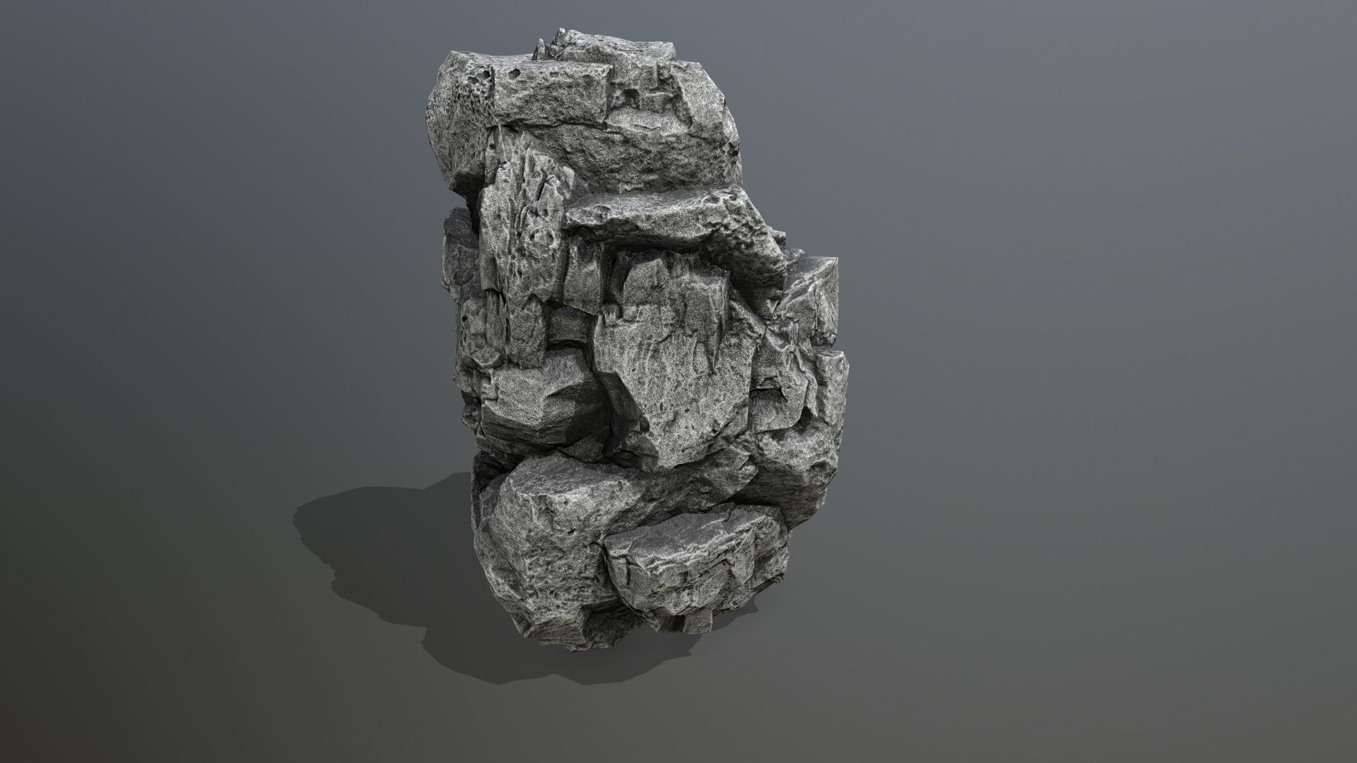 rocks rock Low-poly 3D model_24