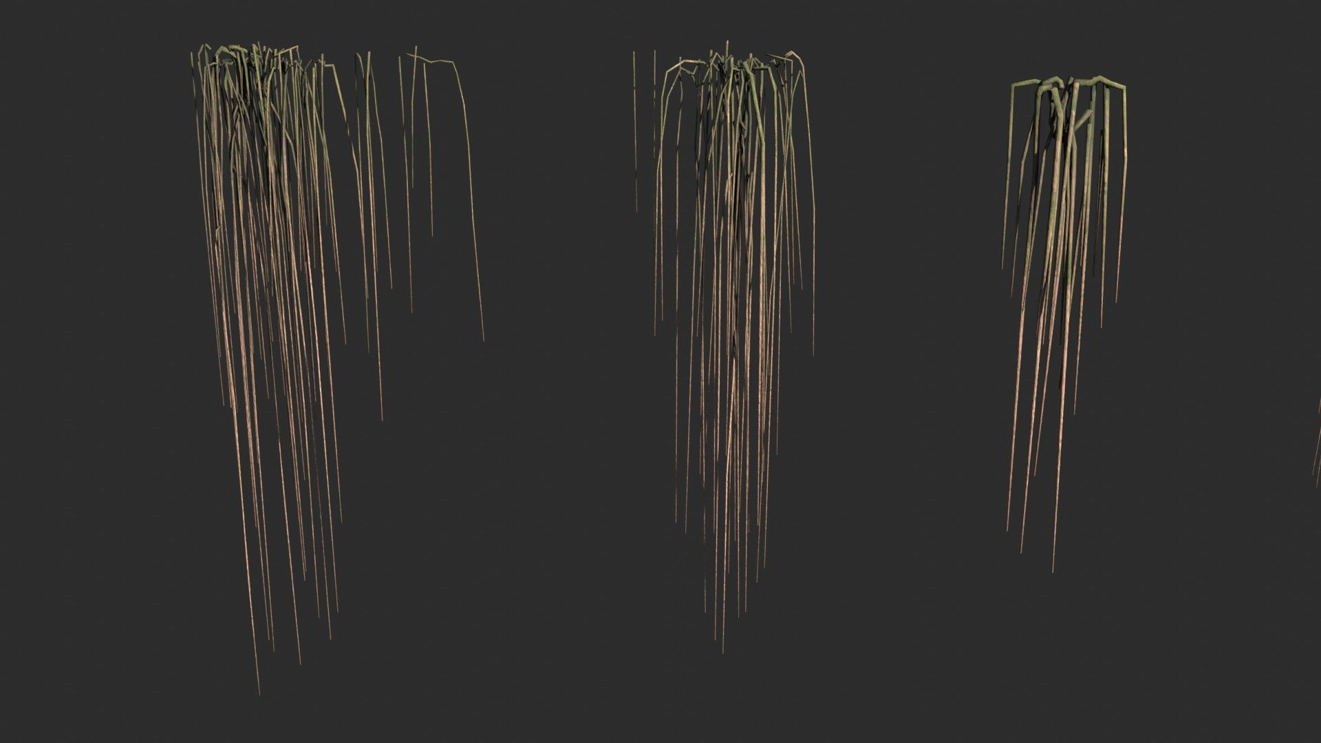 Root Vines Fall Low-poly 3D model_3