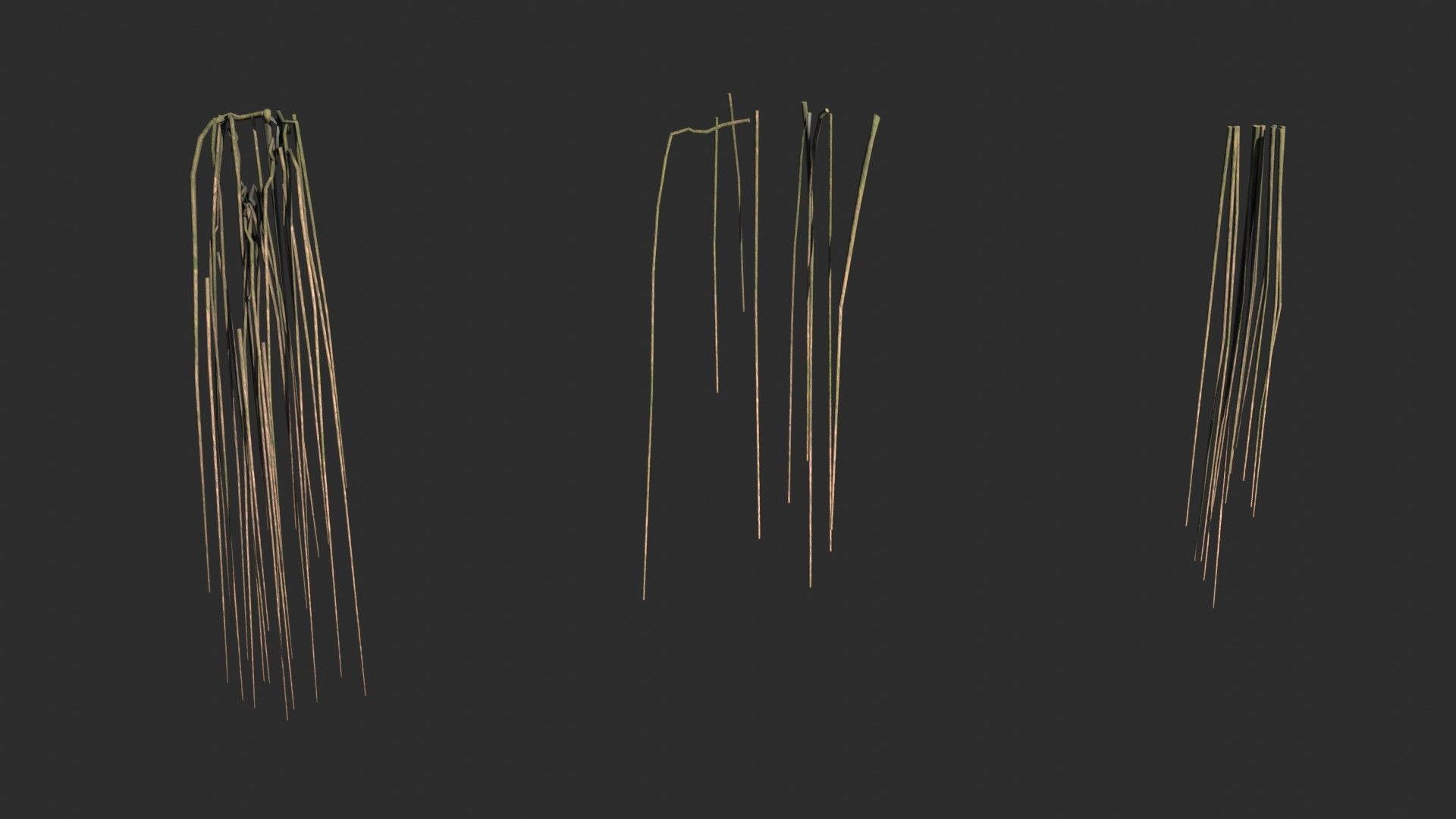 Root Vines Fall Low-poly 3D model_4