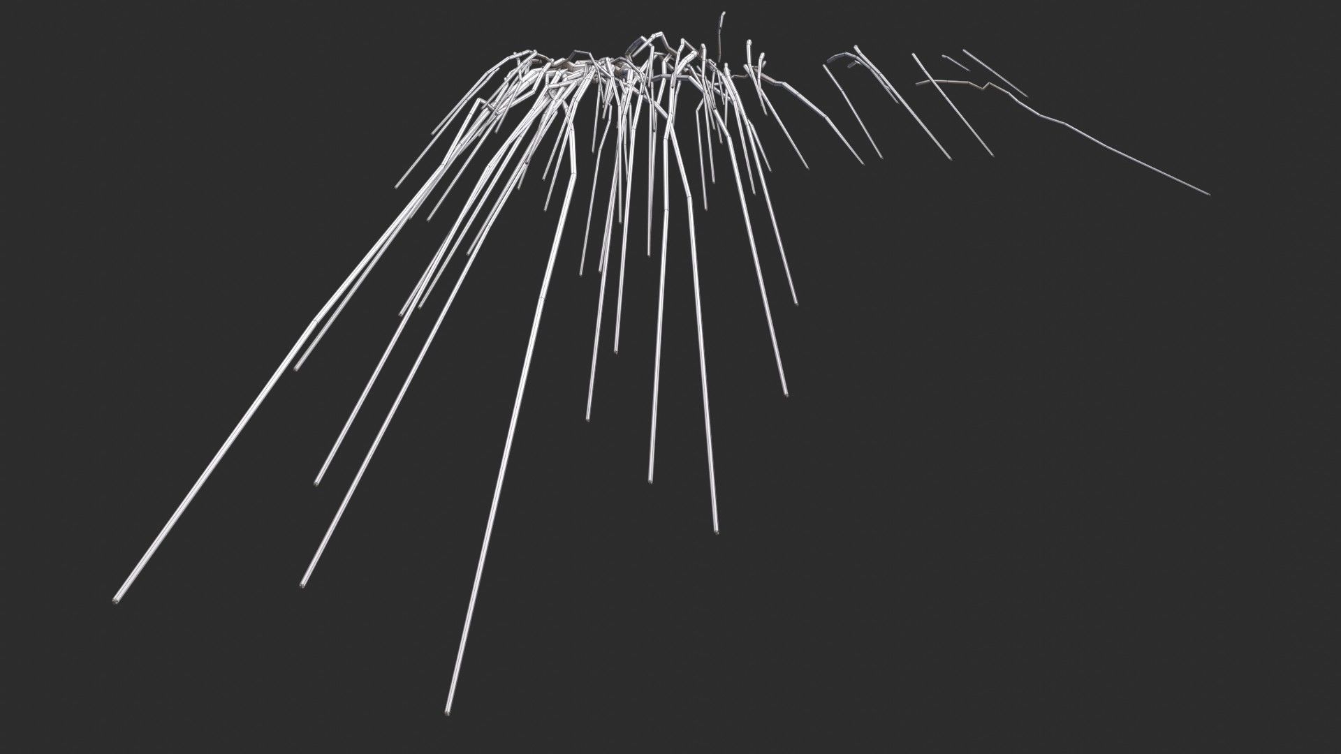 Root Vines Fall Low-poly 3D model_15