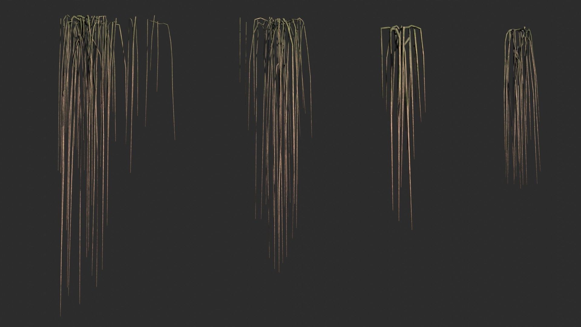 Root Vines Fall Low-poly 3D model_5