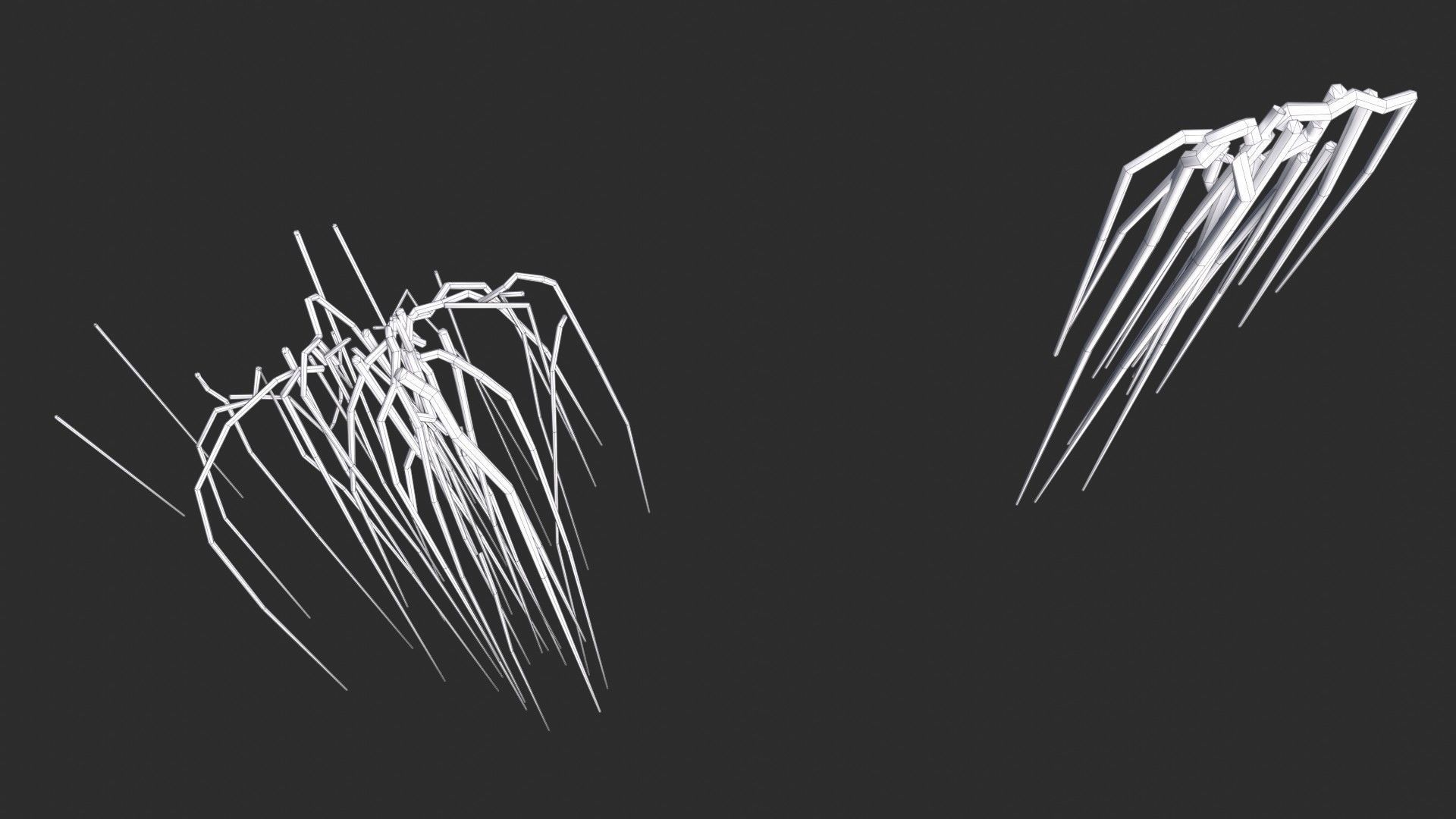 Root Vines Fall Low-poly 3D model_16