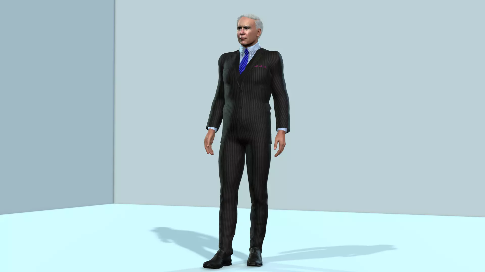 Biden 2K Rigged Animated 3DVR Model 3D model
