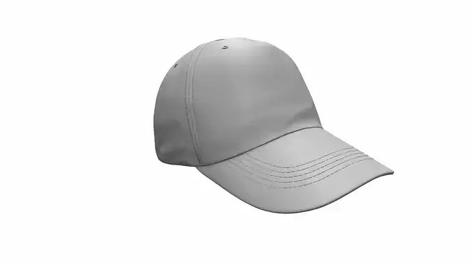 Baseball Cap - High Poly