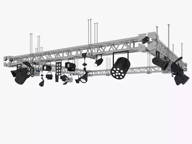 Light Truss 4 3D model