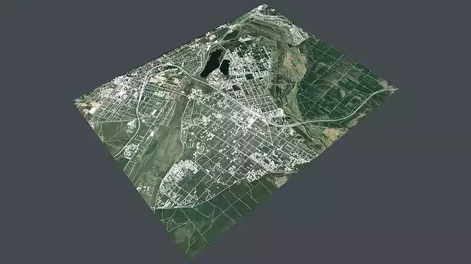 Cityscape Irpin Ukraine 3D model 7