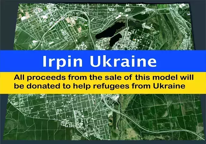 Cityscape Irpin Ukraine