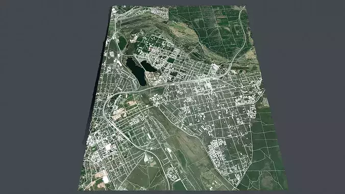 Cityscape Irpin Ukraine 3D model 2