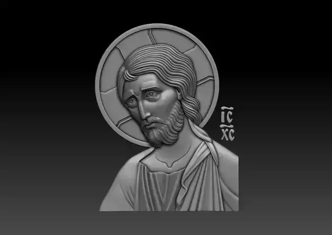 Jesus 3 statue of 3D print model