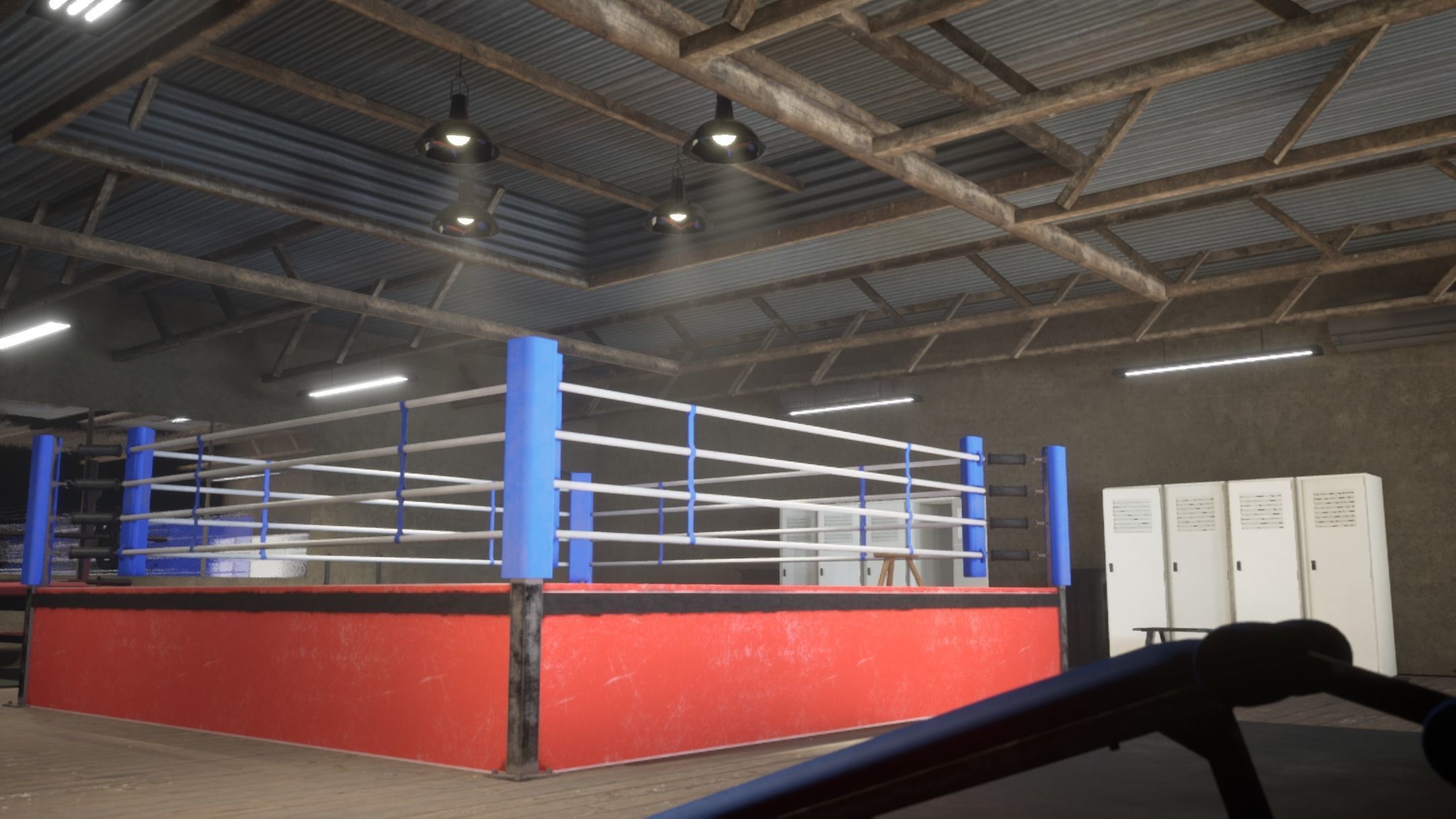 Unreal Fitness Room Low-poly 3D model_5