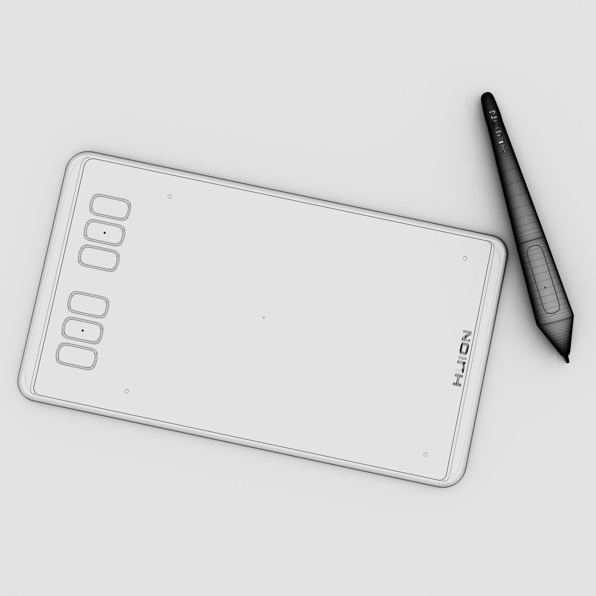 Graphics tablet 3D model_5