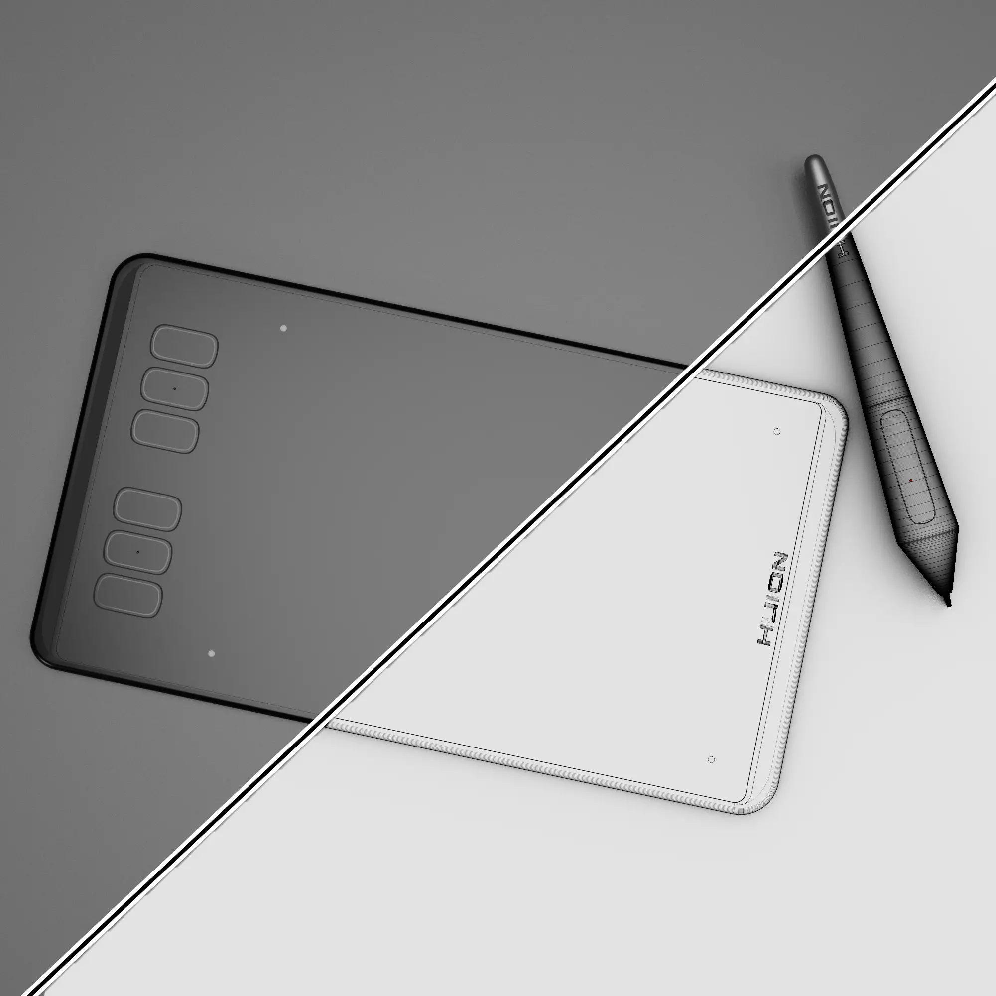 Graphics tablet 3D model_0