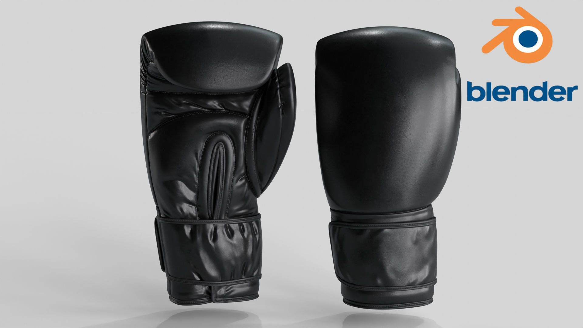 3D model Boxing Gloves Head Guard Collection Low-poly 3D model_5