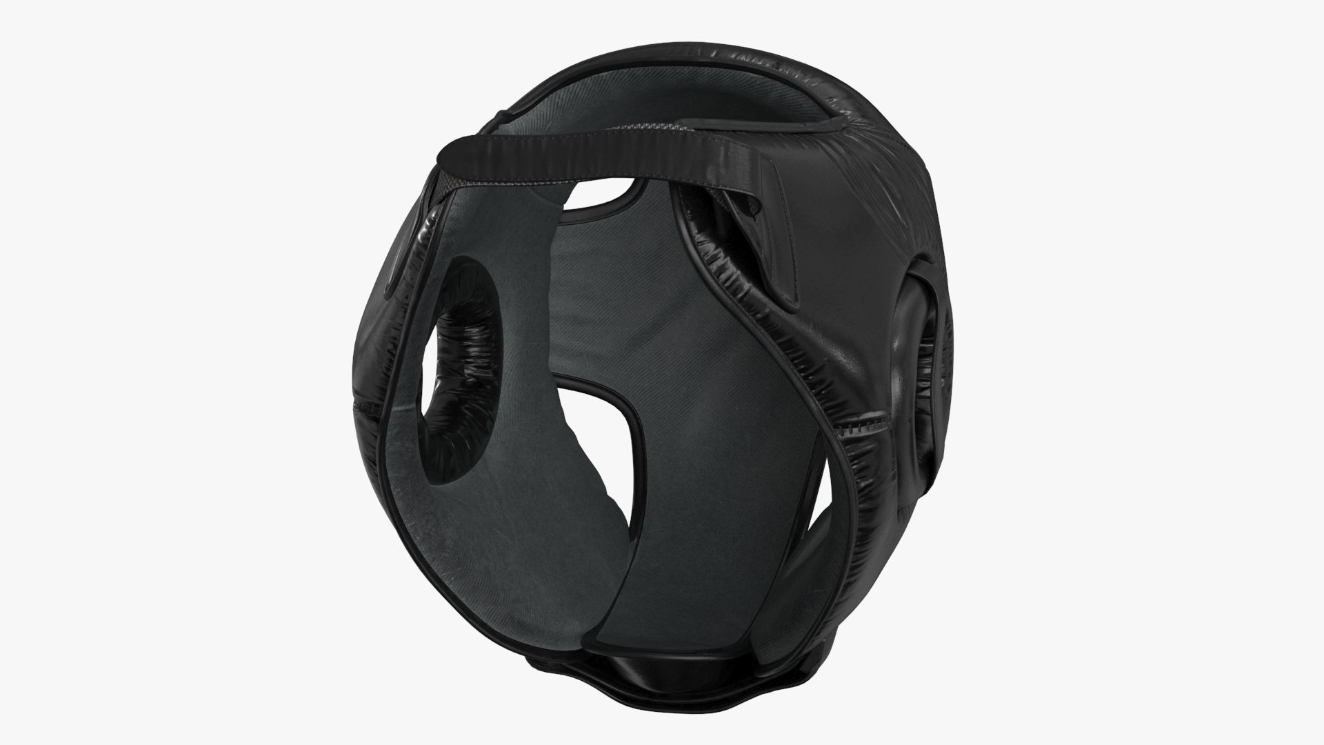 3D model Boxing Gloves Head Guard Collection Low-poly 3D model_4